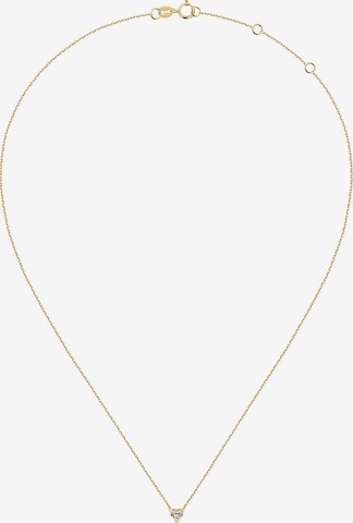 Live Diamond Necklace in Gold: front