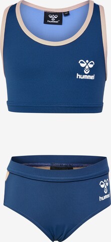Hummel Athletic Swimwear 'Bell' in Blue: front