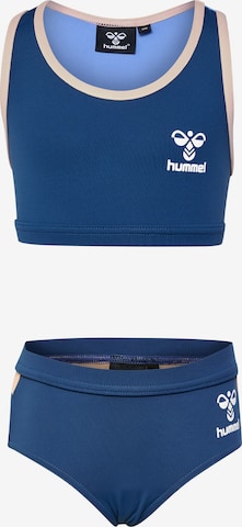 Maillot de bain de sport 'Bell' Hummel en bleu : devant