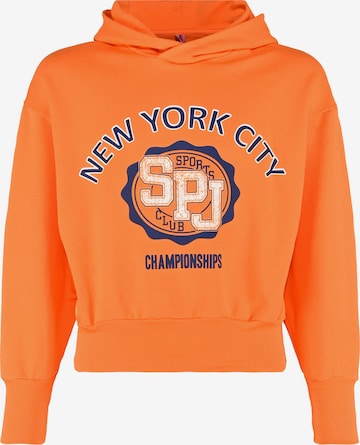 Sweat-shirt BLUE EFFECT en orange : devant