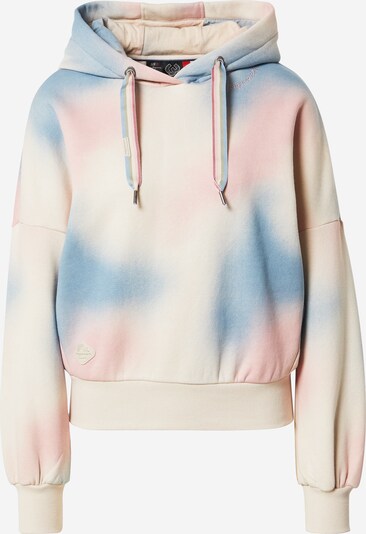 Ragwear Sweatshirt 'GOBBY' in blau / rosa / puder, Produktansicht