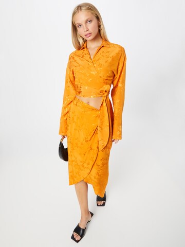 Camicia da donna 'Serena' di Gina Tricot in arancione