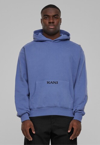 Karl Kani - Sweatshirt em azul: frente