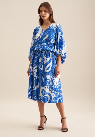 Jupe ' Schwarze Rose ' SEIDENSTICKER en bleu