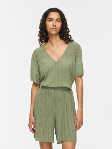 VILA Shirt 'VIPlis' in Groen: voorkant