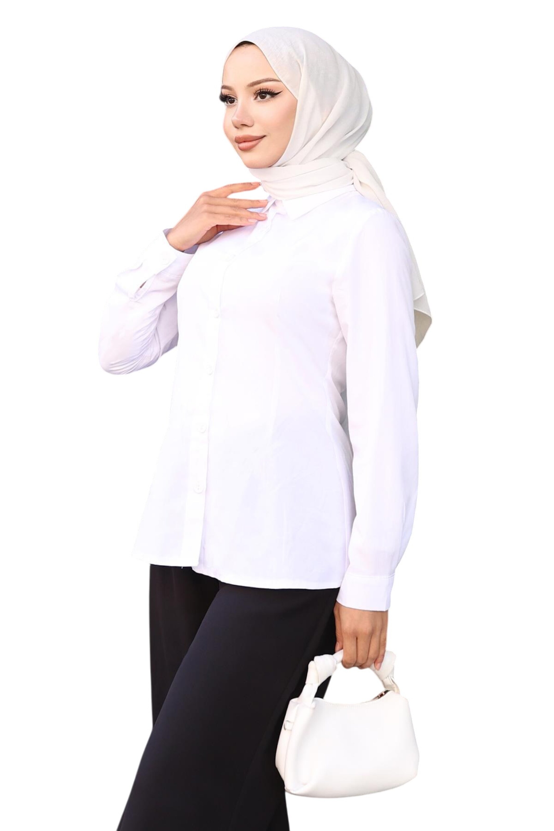 MODAMIHRAM Blouse in Wit