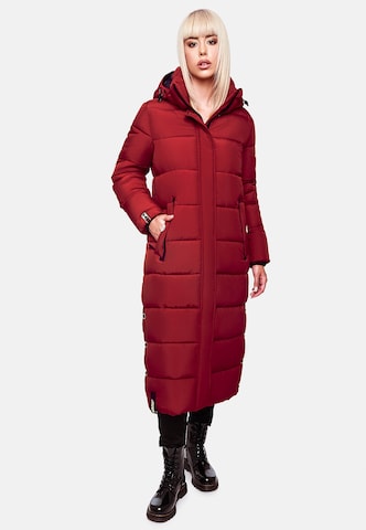 NAVAHOO Χειμερινό παλτό 'Isalie' σε κόκκινο: μπροστά