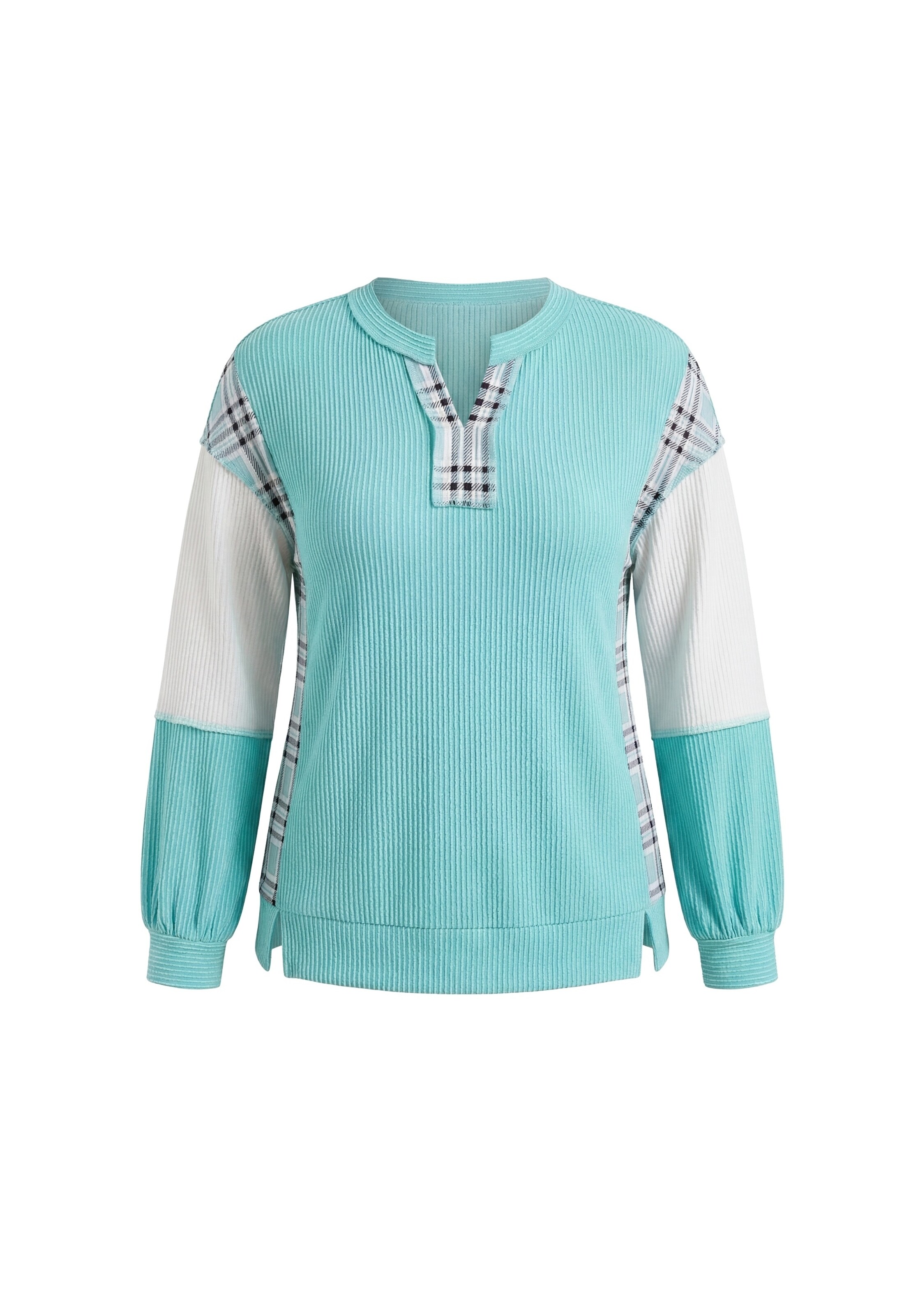 T-shirt usha BLUE LABEL en bleu : devant