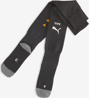 PUMA Sportsocken 'Olympique De Marseille' in Schwarz: predná strana