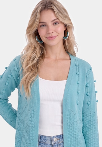 IZIA Gebreid vest in Blauw