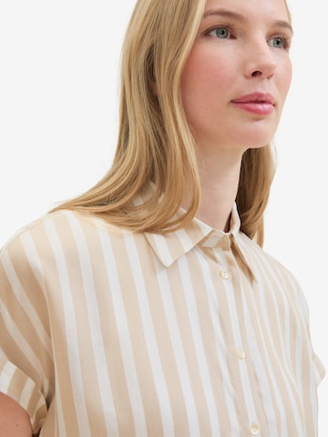 Camicia da donna di TOM TAILOR in beige