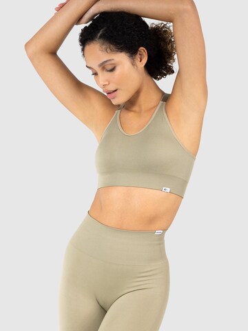 Smilodox Bralette Sports bra 'Amber' in Green