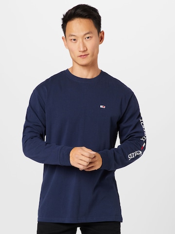 Tommy Jeans Shirt in Blue: front