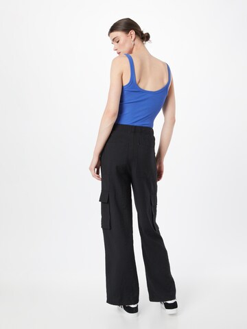 Wide Leg Pantalon cargo 'ELLA' SISTERS POINT en noir