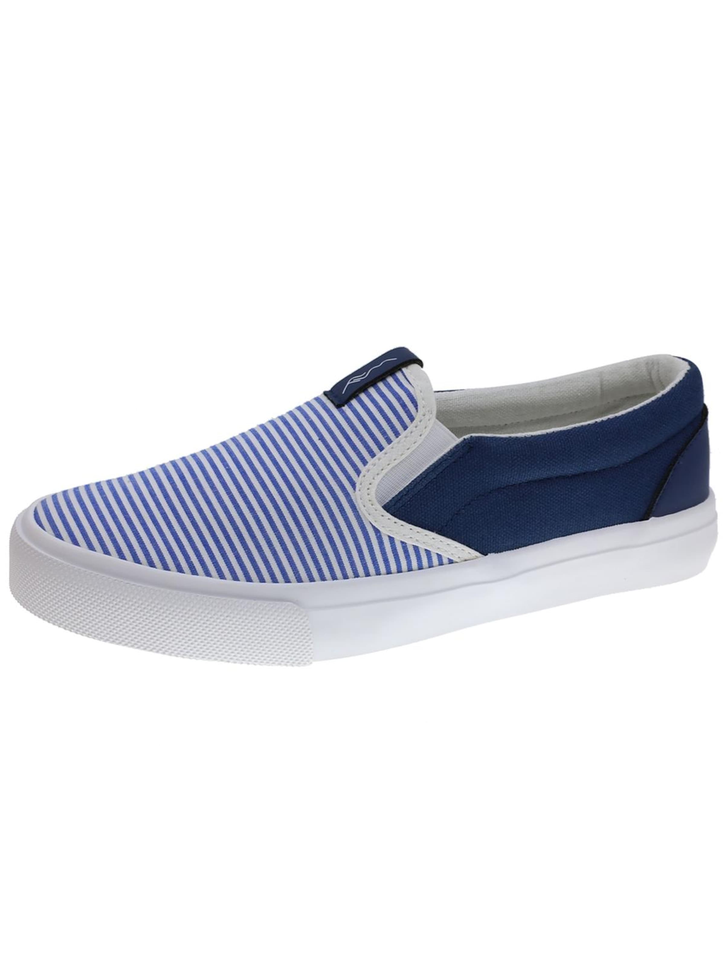 Beppi - Zapatillas sin cordones en azul: frente