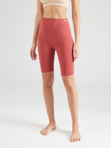 Pantaloni modelatori 'ZOE' de la Cache Cœur pe portocaliu: față