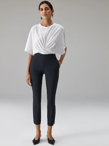 Minx Slimfit Broek 'NISE' in Blauw