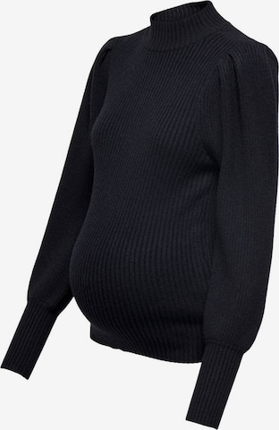 Only Maternity Pullover 'Katia' in Schwarz: predná strana