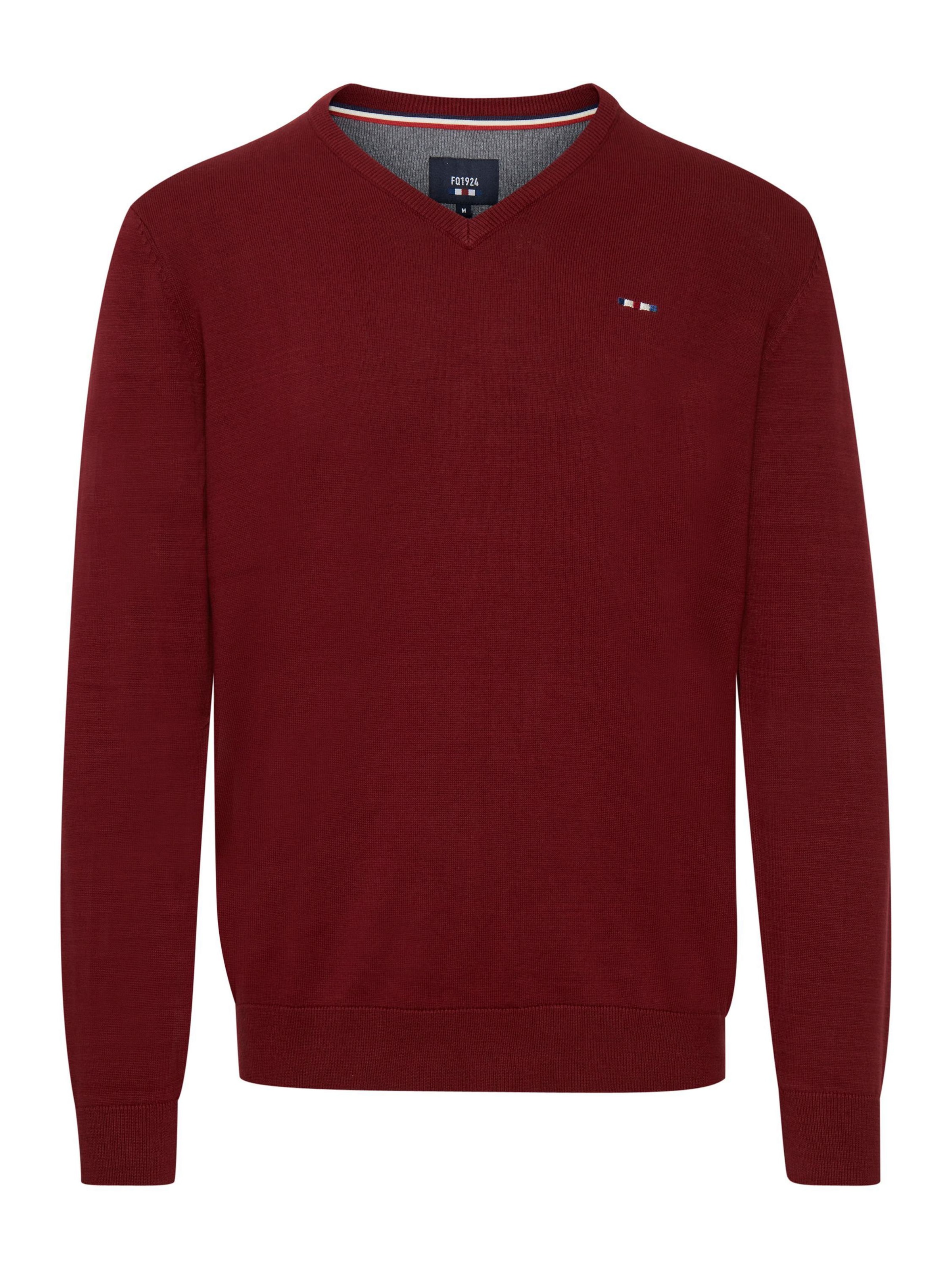 Pull-over 'FQFynjard' FQ1924 en rouge : devant
