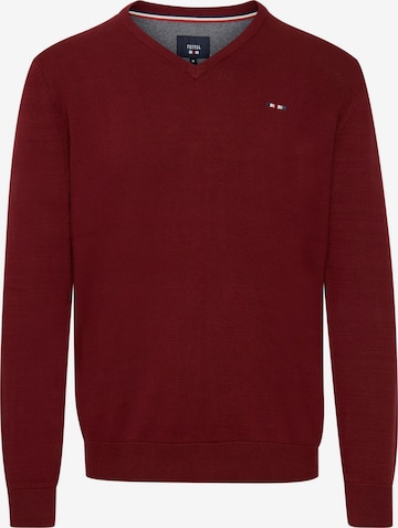 Pull-over 'FQFynjard' FQ1924 en rouge : devant