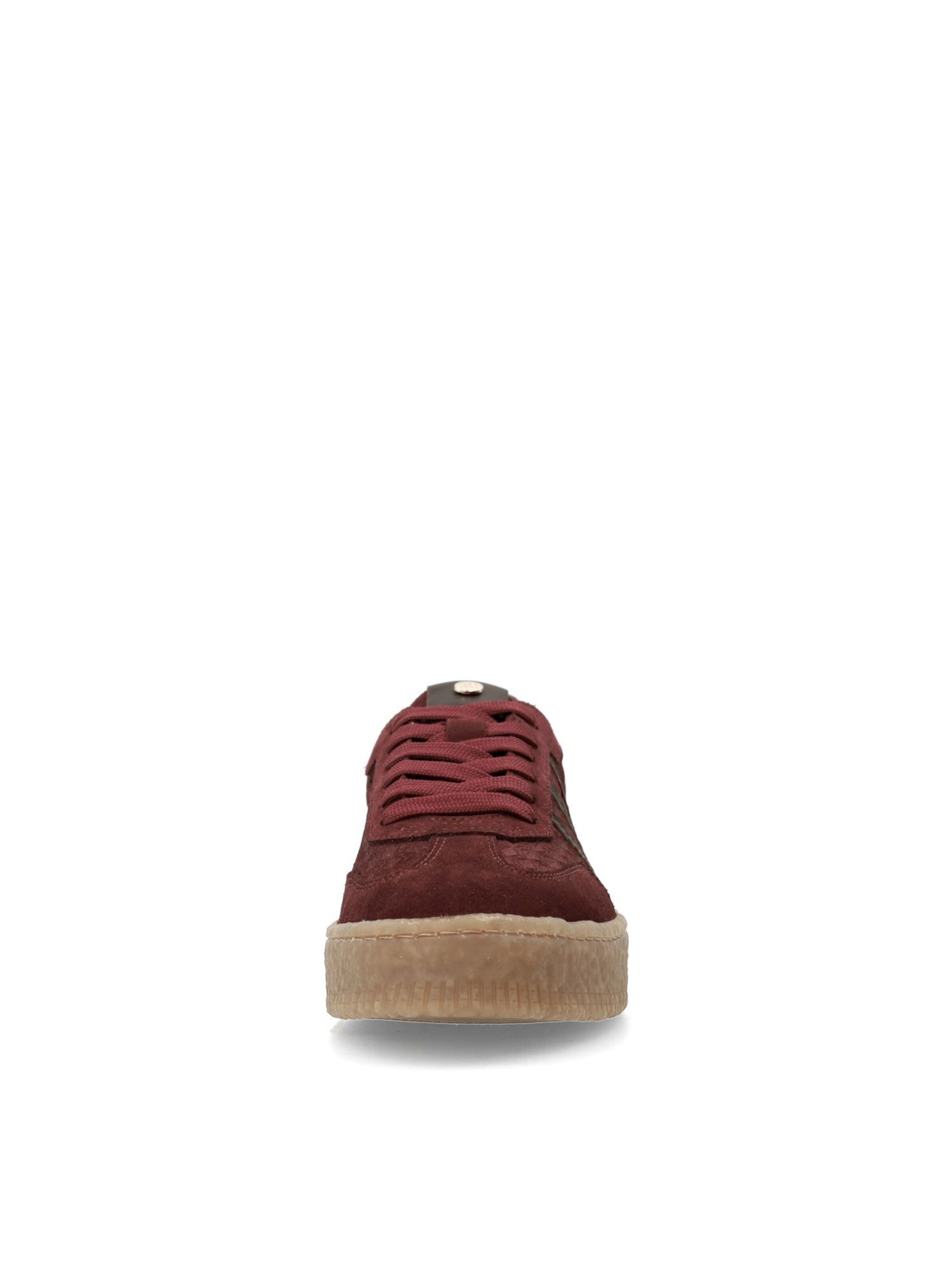 Baskets basses no stress en rouge