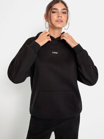 LSCN by LASCANA Sweatshirt in Zwart: voorkant