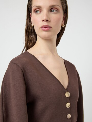 YAS Cardigan 'YASMikkala' i brun