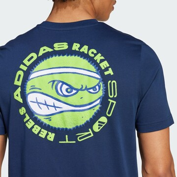 ADIDAS PERFORMANCE Performance shirt 'Racket Sport Rebels' in Blue