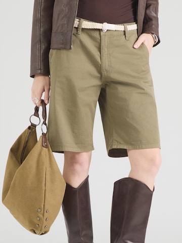 MAC regular Παντελόνι τσίνο σε πράσινο: μπροστά