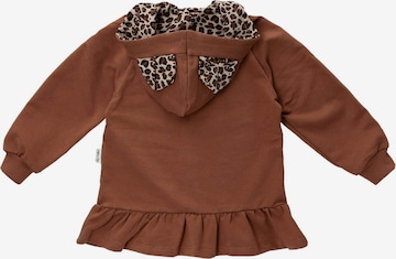 Baby Sweets Zip-Up Hoodie in Brown