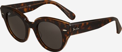 Ray-Ban Saulesbrilles, krāsa - okera / tumši brūns, Preces skats