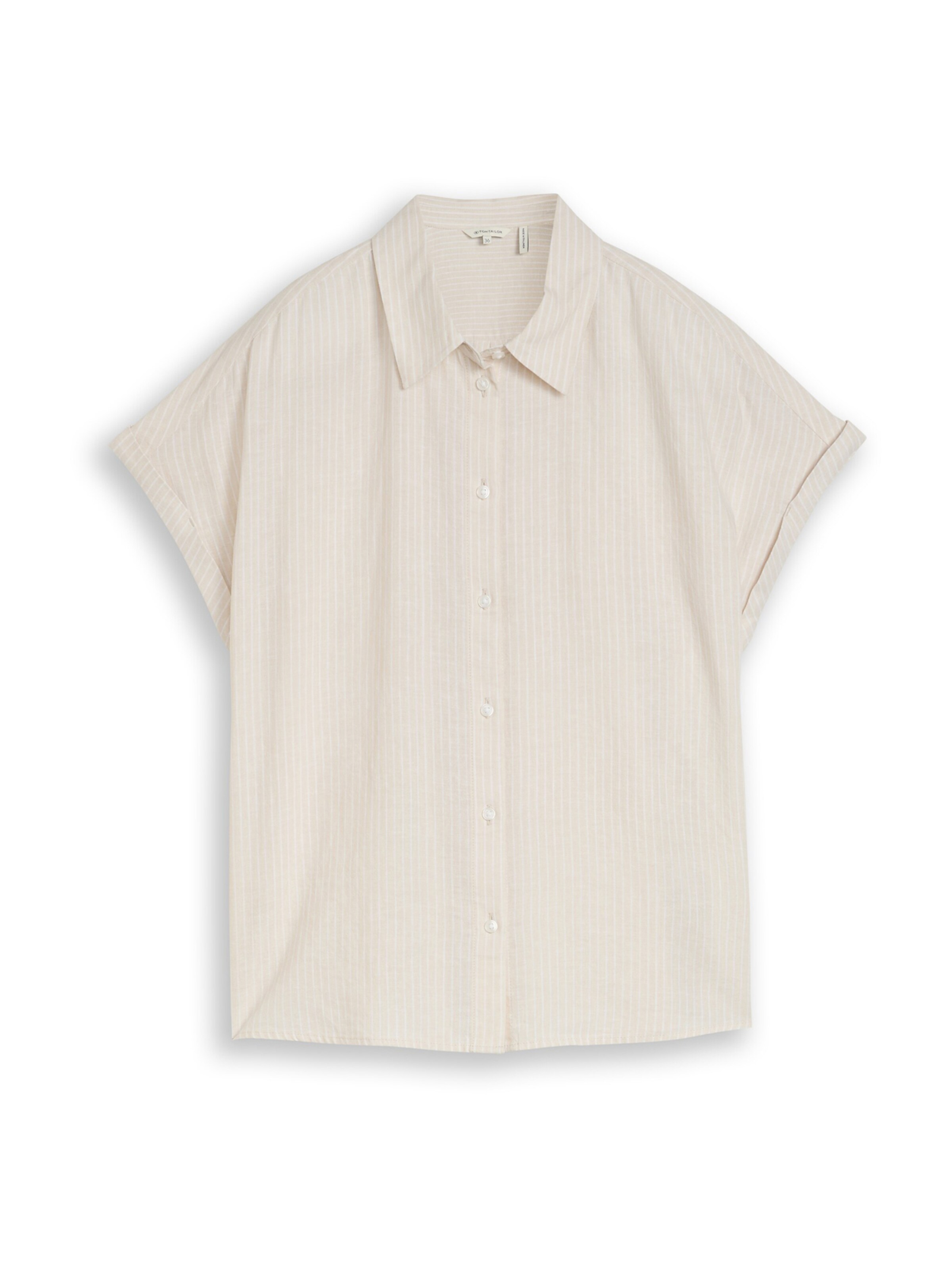 Chemisier TOM TAILOR en gris : devant