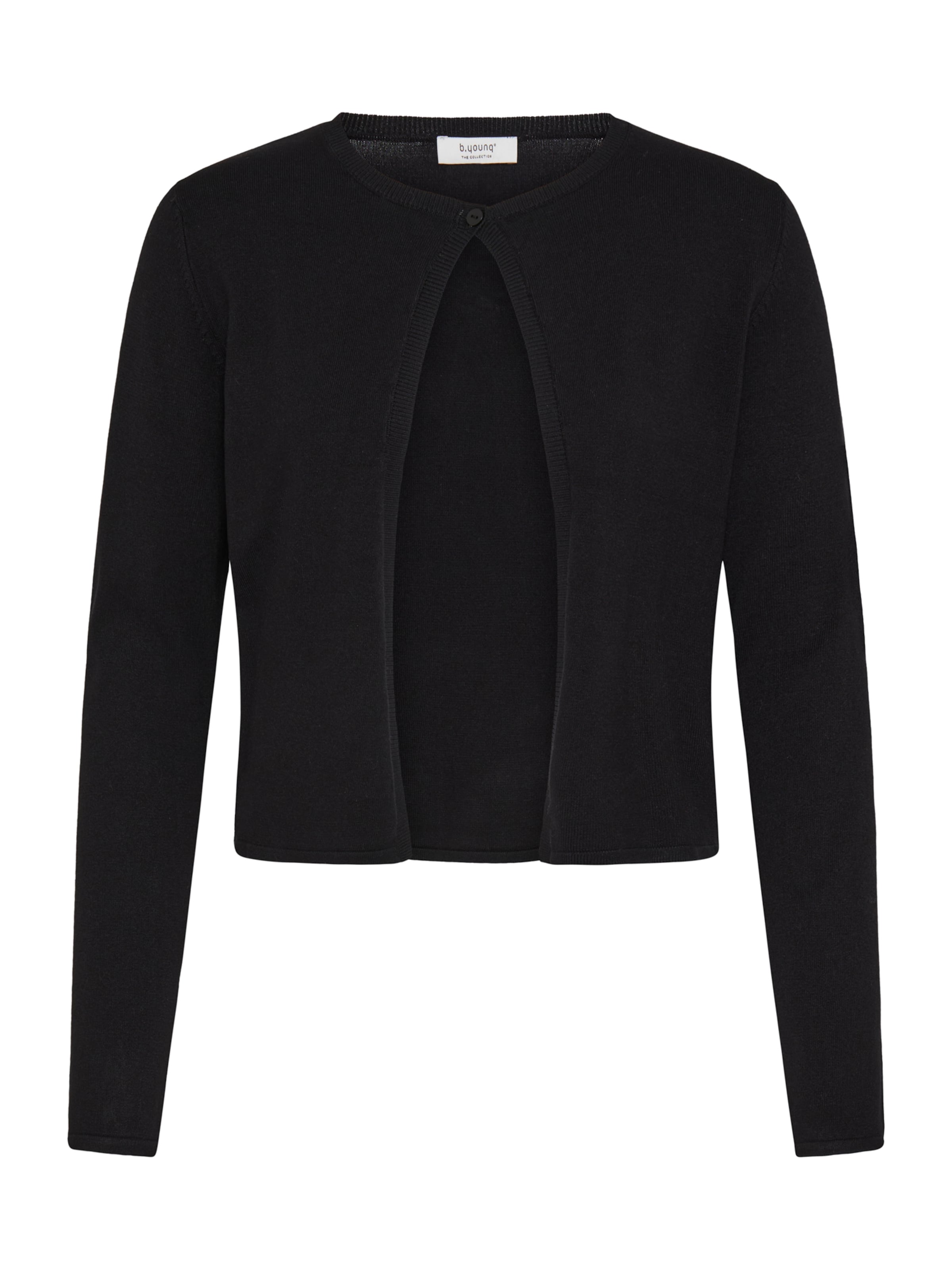 b.young Knit Cardigan 'BYMMORLA' in Black: front