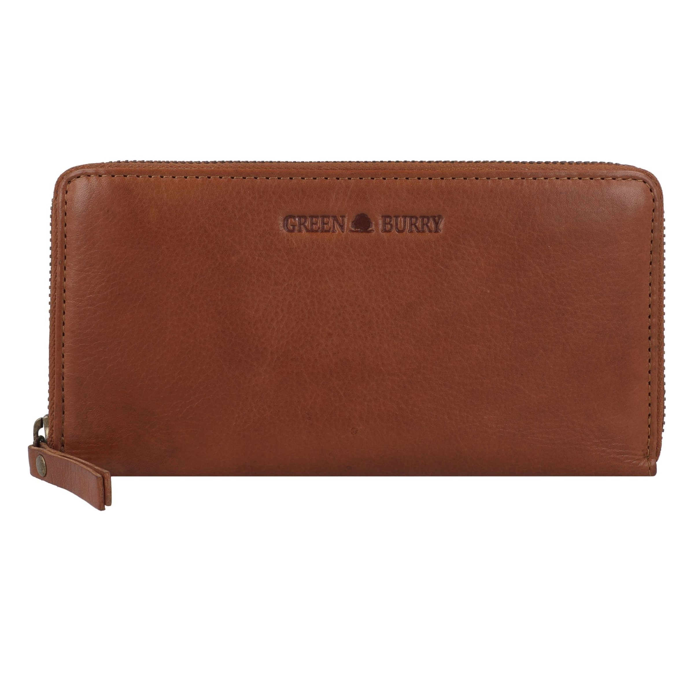 GREENBURRY Wallet 'Colombiana' in Brown: front