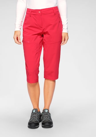 Schöffel Regular Outdoor Pants 'Caracas 2' in Red: front