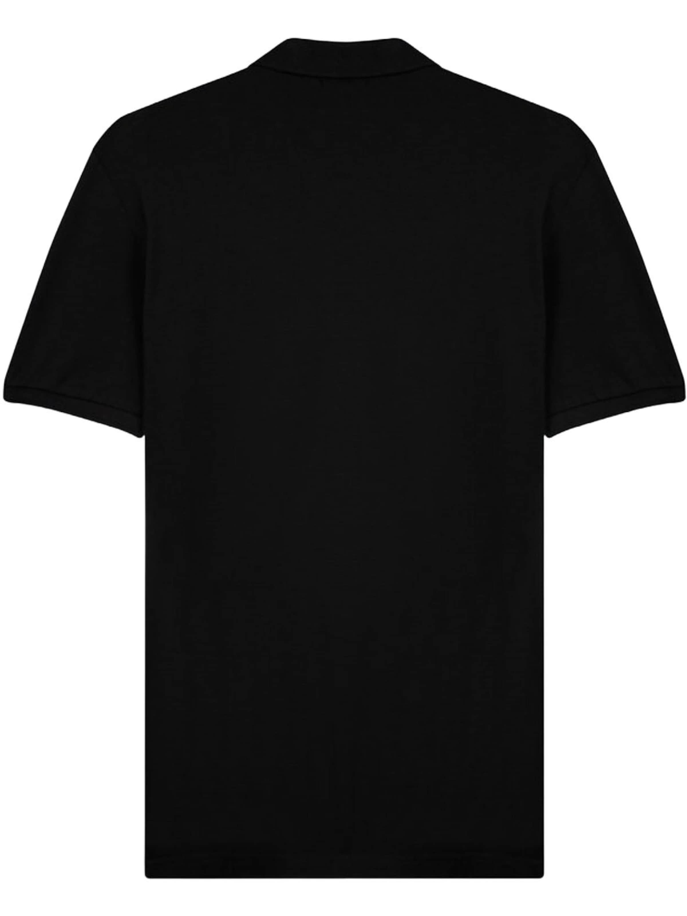 LTB Jeans - Camiseta 'LTB Jeans Herren-Polohemd aus Piqué mit Reißverschluss' en negro: frente