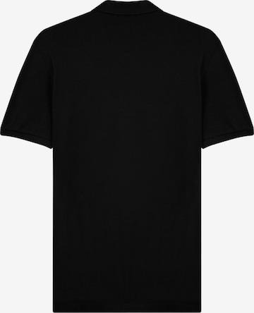 LTB Jeans - Camiseta 'LTB Jeans Herren-Polohemd aus Piqué mit Reißverschluss' en negro: frente