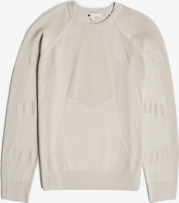 Pull-over G-STAR en blanc : devant