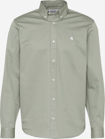 Carhartt WIP - Camisa clássica 'Madison' em verde: frente