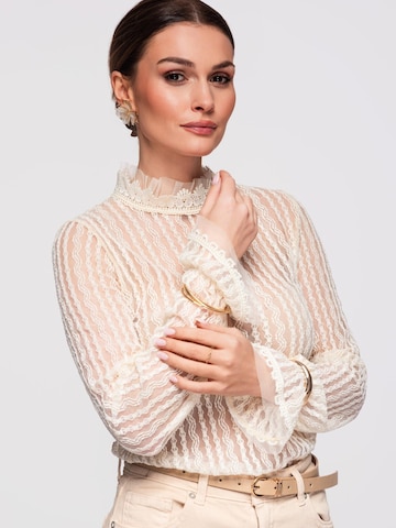 Ombre Bluse‌‌‌‌‌‌‌ in Beige