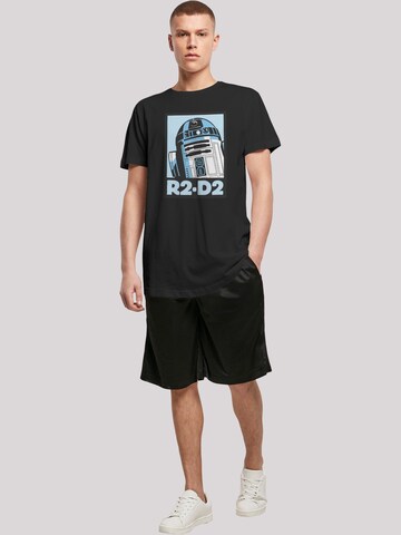 F4NT4STIC Shirt 'Star Wars R2-D2' in Black