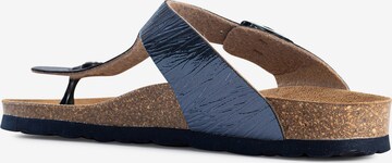 Bayton T-Bar Sandals 'Mercure' in Blue