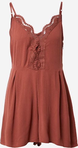 Tuta jumpsuit 'Mara' di ABOUT YOU in marrone: frontale