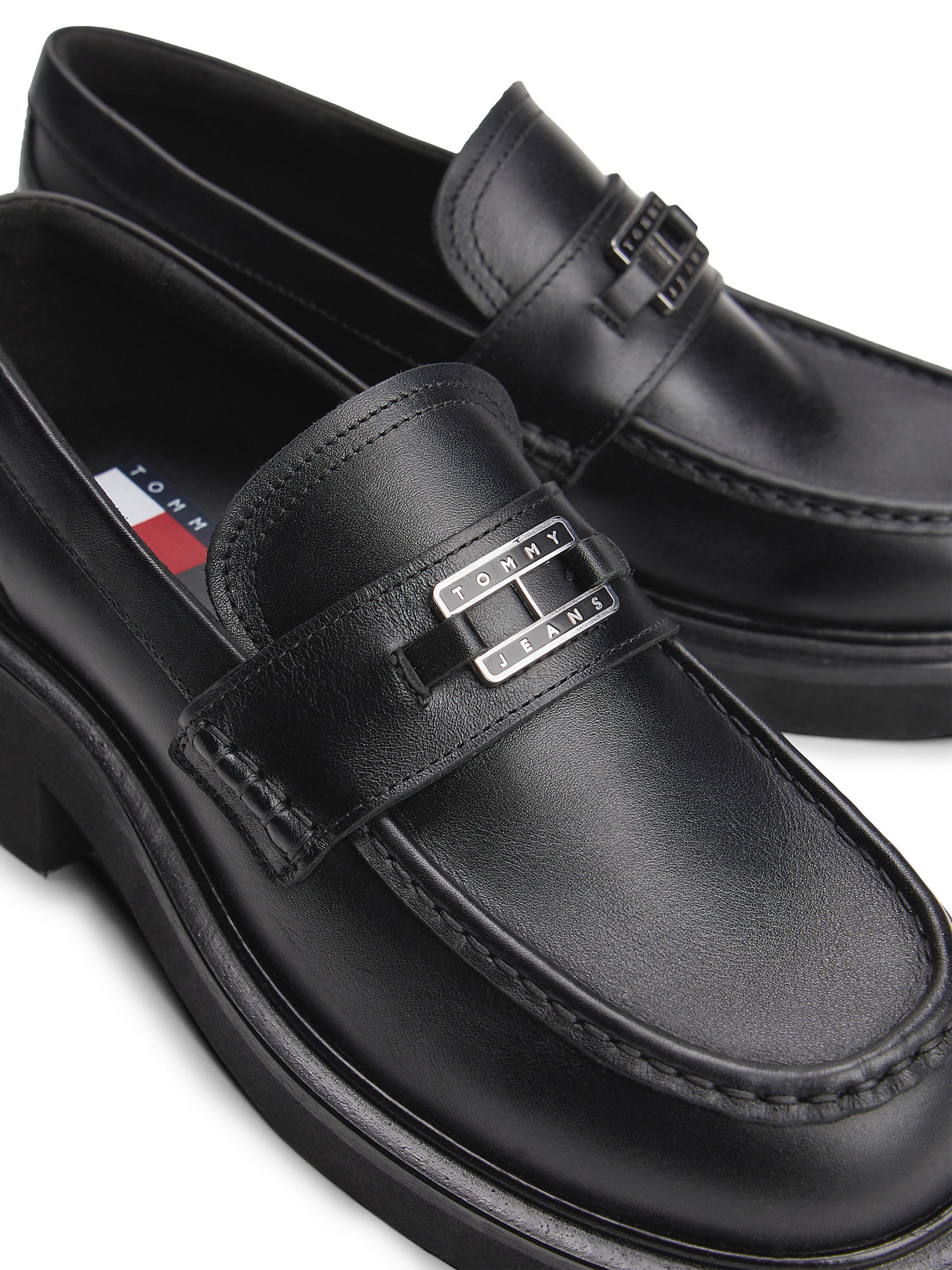 Tommy Jeans Slip-ons in Black