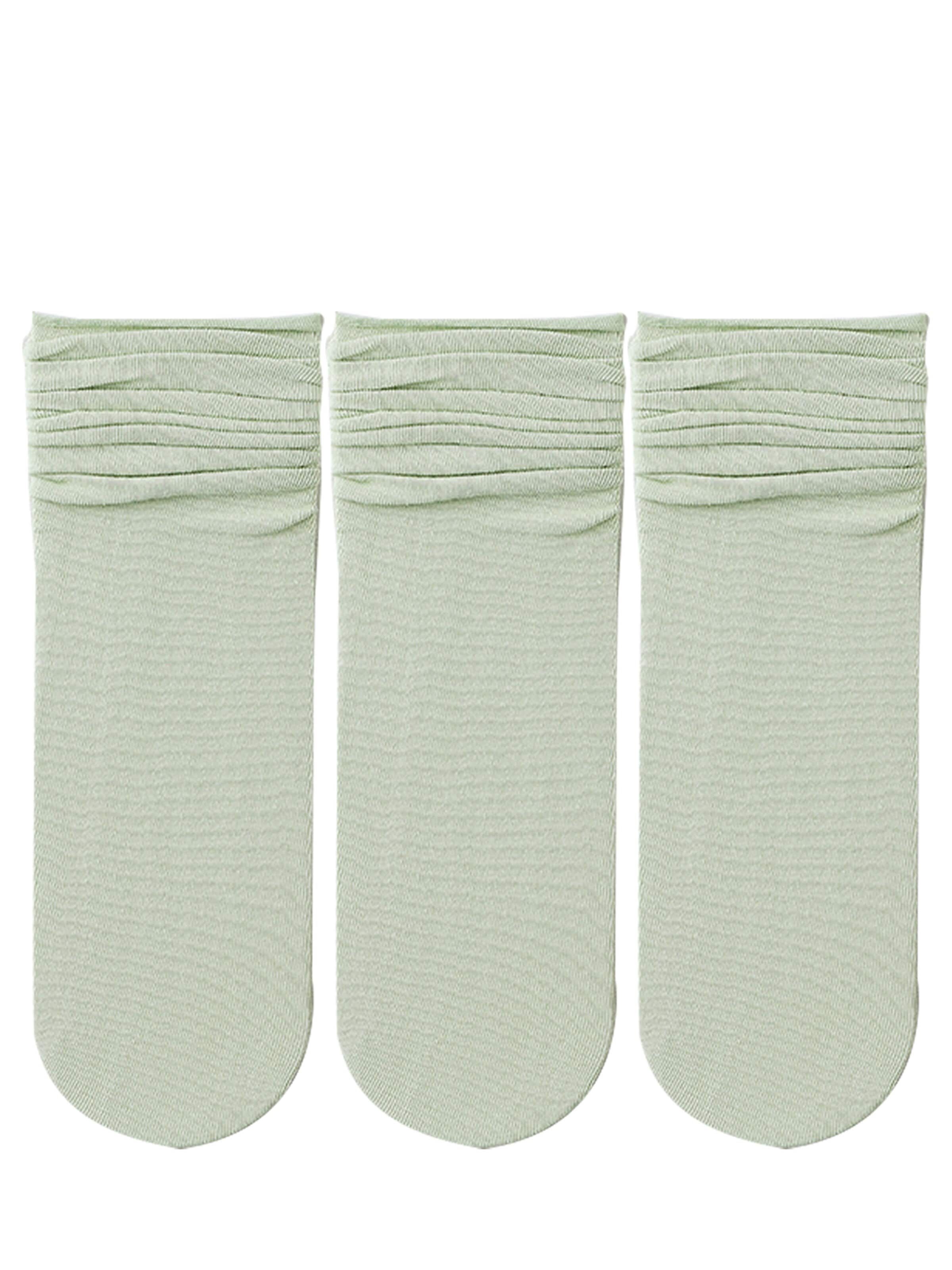 Millo Socks 'Ice Viskose' in Green: front