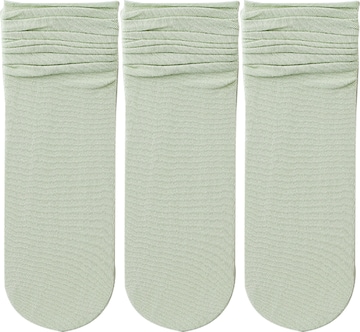Millo Socks 'Ice Viskose' in Green: front