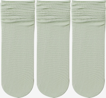 Millo Socks 'Ice Viskose' in Green: front
