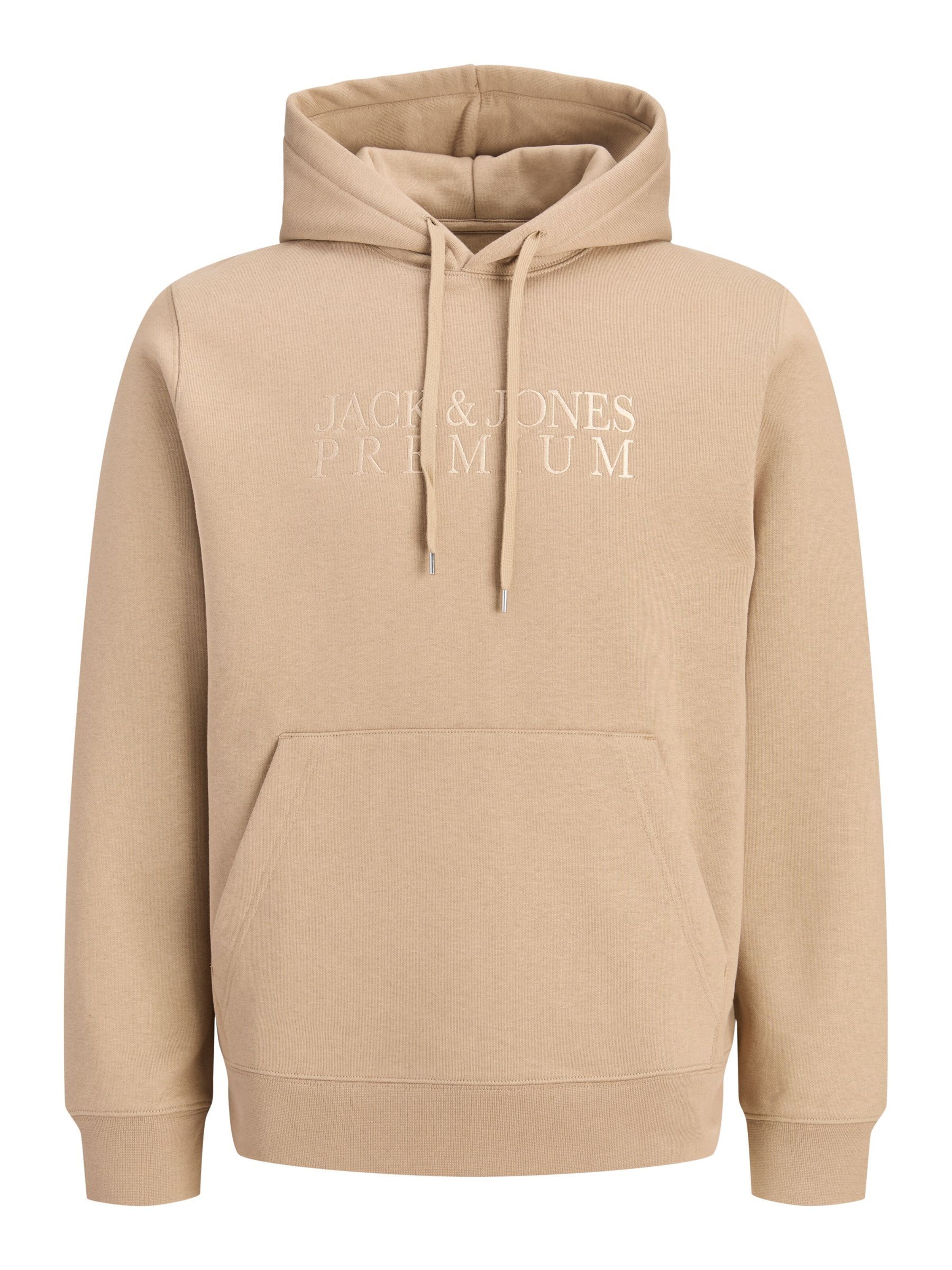 JACK & JONES Sweatshirt in L in de kleur Beige, Productweergave