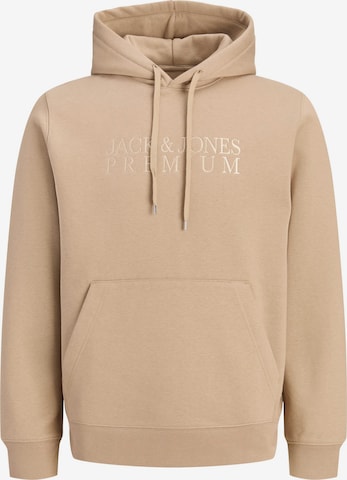 JACK & JONES Sweatshirt in Beige: voorkant