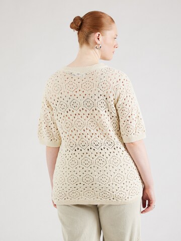 Pull-over 'VMCBERRY' Vero Moda Curve en beige